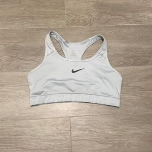 White Nike Sports Bra